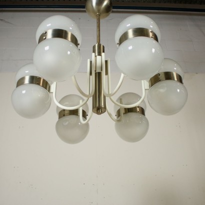 modernariato, modernariato di design, lampadario, lampadario modernariato, lampadario di modernariato, lampadario italiano, lampadario vintage, lampadario anni '60, lampadario design anni 60