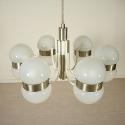 modernariato, modernariato di design, lampadario, lampadario modernariato, lampadario di modernariato, lampadario italiano, lampadario vintage, lampadario anni '60, lampadario design anni 60