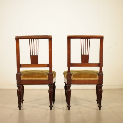 Paar Klassizistische Stühle