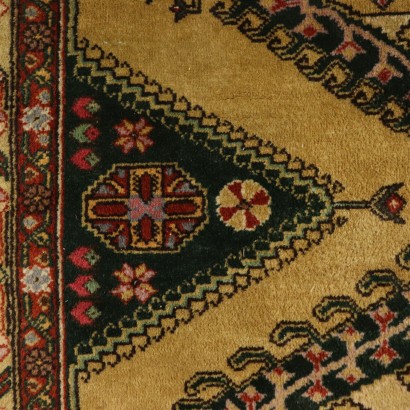 Tapis Samarkanda Coton Laine Inde Années 90-2000