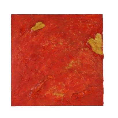 Conception rouge Composition Abstraite Sergio Sansevrino 2001