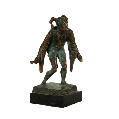 Court Jester Bronze Sculpture Italy 1970s-1980s