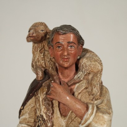 Statue de la Nativité Plâtre France XIXeme siècle