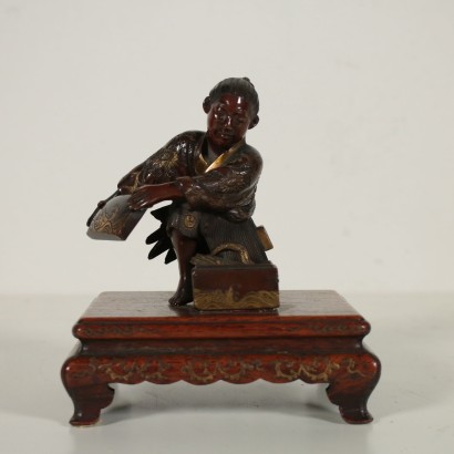 Bronze Figure Manufactured in Japan Late 1800s