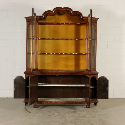 Maple and Oak Bookcase Holland Mid 18th Century