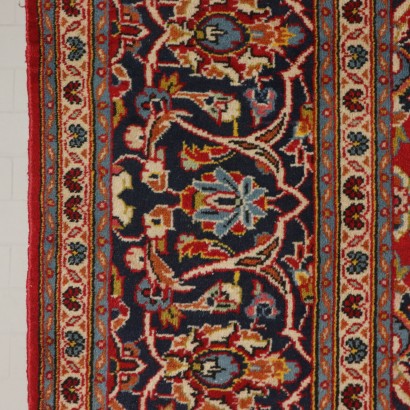 Wool and Cotton Kashan Carpet Iran 1960s