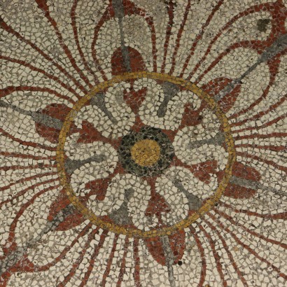 Tisch mit platte in Mosaik-detail