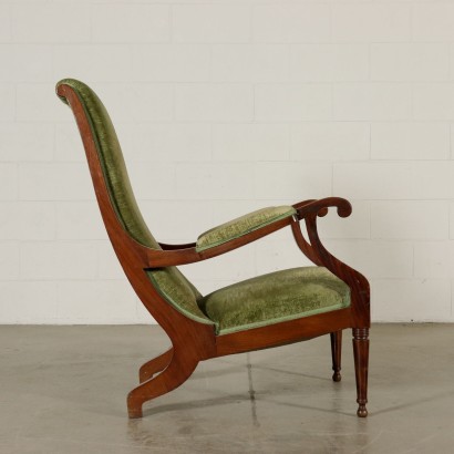 antik, Sessel, antike Sessel, antiker Sessel, antiker italienischer Sessel, antiker Sessel, neoklassizistischer Sessel, Sessel des 20. Jahrhunderts