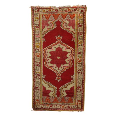 Handmade Kula Carpet Turkey 1930s-1940s