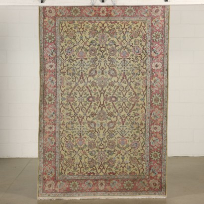 Handmade Lahore Carpet India Cotton Wool 1990s