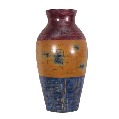 Terrakotta Vase Vintage Italien 50er Jahre