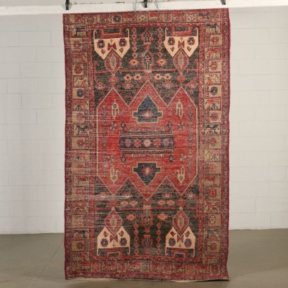 Handmade Mosul Carpet Cotton and Wool Iran 1970s-1980s