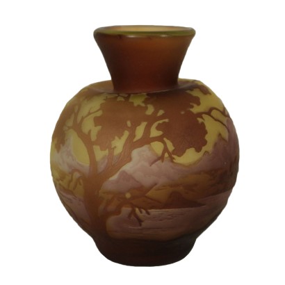 Vase Galle Style Manufactured in France 20th Century