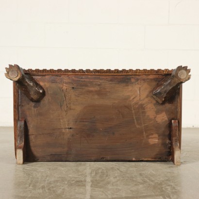 Small Storage Bench Walnut Italy 18th Century