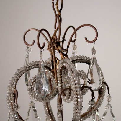 Marie Therese Chandelier Crystal Glass Italy Late 1800s