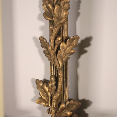 Applique à trois Bras Bronze Italie Première moitié '900