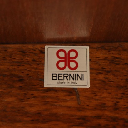 Table Silvio Coppola Bernini Céramique Bois Massif Italie Années 60-70