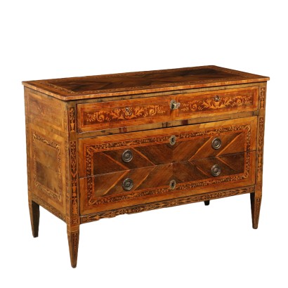 Elegant Neoclassical Chest of Drawers Italy Last Quarter of 1700s
