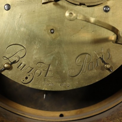 Pendulum Wall Clock Buzot à Paris Gilded Bronze 18th Century