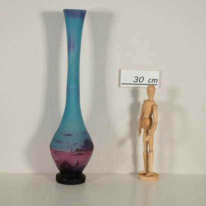 Antik, Vase, antike Vase, antike Vase, italienische antike Vase, antike Vase, neoklassizistische Vase, Vase der 900, Vase im Daum Nancy Style
