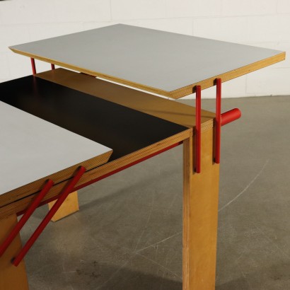 Openable Table by Stefano Stefani for Pallucco Italy 1980s