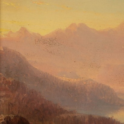 Landscape with Prealpine Lake 19th Century