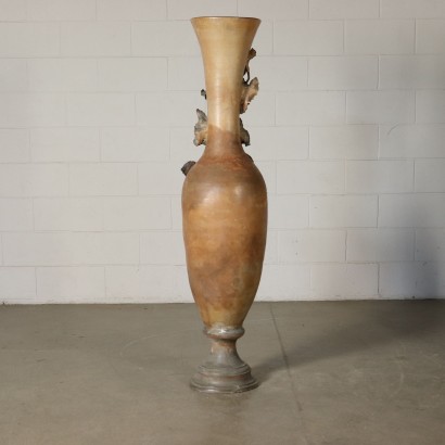 Paire de Grand Vases Art Nouveau Terre Cuite Italie Premier '900