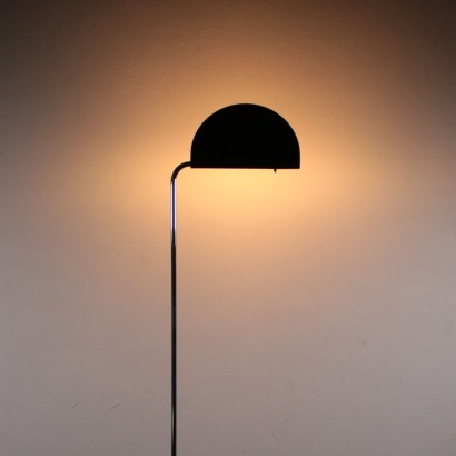 Floor Lamp by Bruno Gecchelin Marble Metal Vintage Italy 1970s-1980s
