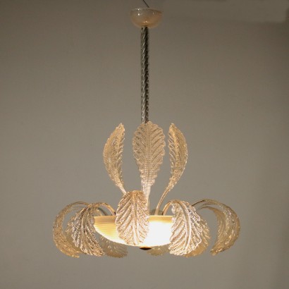Glass Chandelier Murano Italy First Half of 1900s
