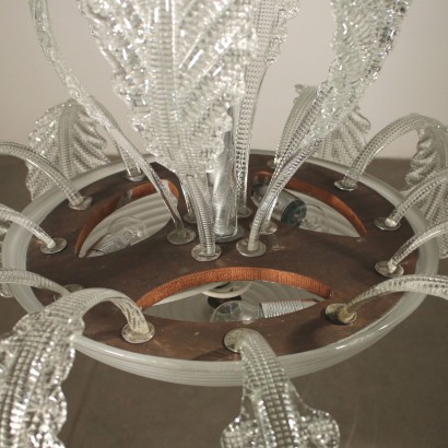 Glass Chandelier Murano Italy First Half of 1900s
