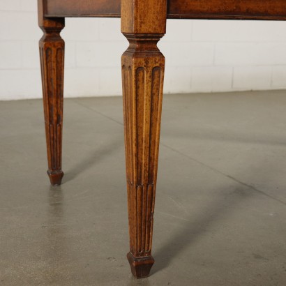 Tisch neoklassischen Stil verschidene Holzessenzen italien Mitte '900