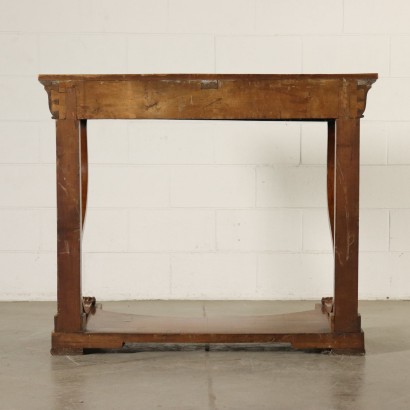 Restoration Console Table Cherry Italy Second Quarter of 1800s