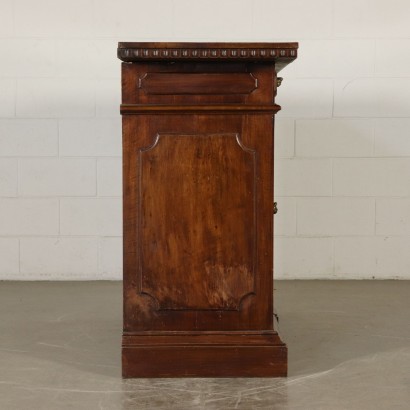Revival Walnut Cupboard Italy First Half of 1900s