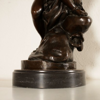 God Mercury Bronze Sculpture Italy 20th Century