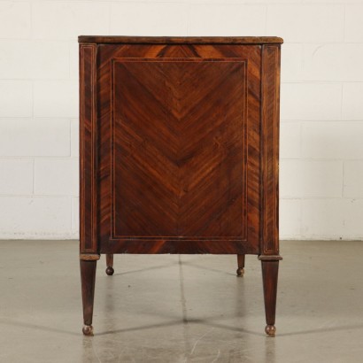 Neoclassical Chest of Drawers Maple Rosewood Italy 1700s