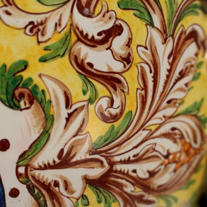 Decorated Vase Style of the Renaissance Italy Early 20th Century