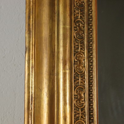 Large Antique Carved Mirror Italy Mid 19th Century