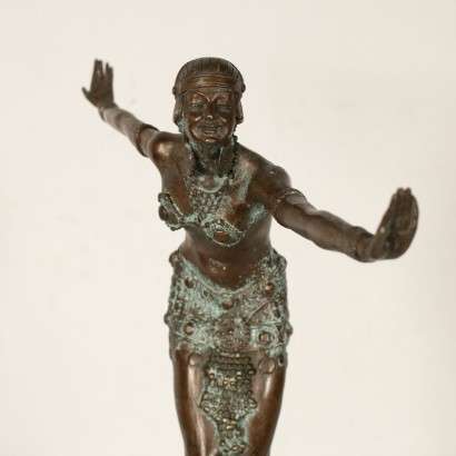 Copie danseuse phénicienne par Demetre H. Chiparus Bronze France '900