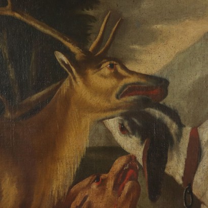 arte, arte italiano, pintura italiana antigua, La Caccia al Cervo