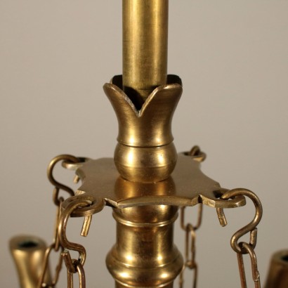 Öllampe mit Werkzeugen Italien 20. Jahrhundert