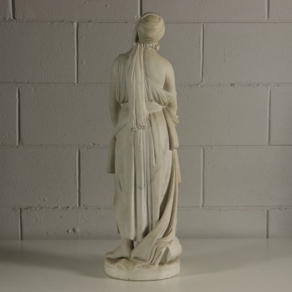 Marmorskulptur Junge Frau Italien 19. Jahrhundert