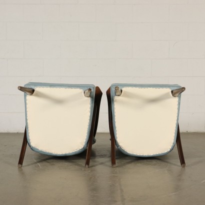 Ein Paar Sessel Samt Vintage Argentinien 50er Jahre