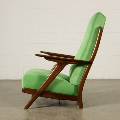 antigüedades modernas, antigüedades de diseño moderno, sillón, sillón de antigüedades modernas, sillón de antigüedades modernas, sillón italiano, sillón vintage, sillón de los años 50, sillón de diseño de los años 50.