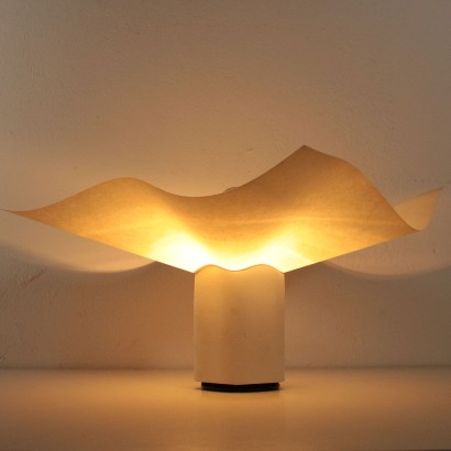 Lampe de Table Mario Bellini Céramique Tissu sinthétique Années 70-80