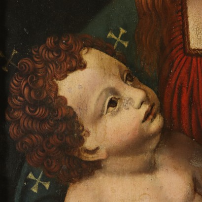 Madonna mit Kind Anhänger von Marco D'Oggiono 17. Jahrhundert