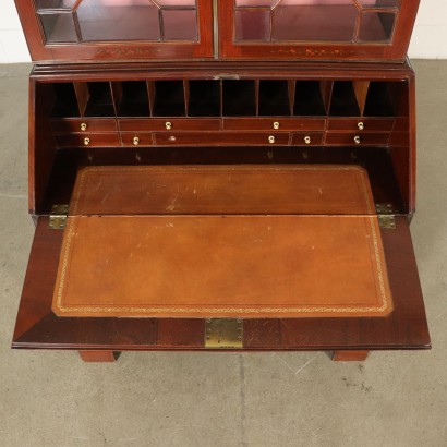 Bureau Bookcase with Drop-leaf Mahogany England 19th Century