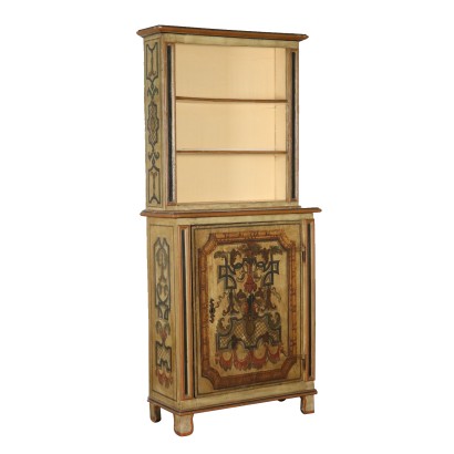 Lacquered Cabinet Bookcase Italy 18th-20th Century