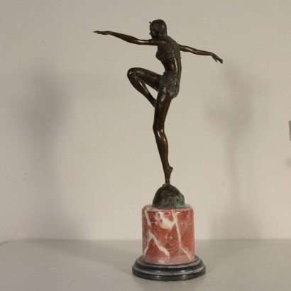 Bronze Dancer Copy From Johann Philipp Preiss 20th Century