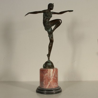 Bronze Dancer Copy From Johann Philipp Preiss 20th Century