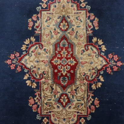 Kerman Teppich Baumwolle Wolle Iran 50er Jahre.